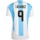 J. Alvarez #9 Argentiina Jalkapallo Pelipaidat Copa America 2024 Kotipaita Miesten