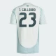 J. Gallardo #23 Meksiko Jalkapallo Pelipaidat Copa America 2024 Vieraspaita Miesten