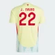 J. Navas #22 Espanja Jalkapallo Pelipaidat EM 2024 Vieraspaita Miesten