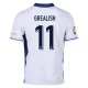 Jack Grealish #11 Englanti Jalkapallo Pelipaidat EM 2024 Kotipaita Miesten