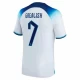 Jack Grealish #7 Englanti Jalkapallo Pelipaidat MM 2022 Kotipaita Miesten