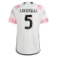 Juventus FC Jalkapallo Pelipaidat 2023-24 Locatelli #5 Vieraspaita Miesten