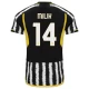 Juventus FC Milik #14 Jalkapallo Pelipaidat 2023-24 Kotipaita Miesten