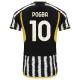 Juventus FC Paul Pogba #10 Jalkapallo Pelipaidat 2023-24 Kotipaita Miesten