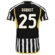 Juventus FC Rabiot #25 Jalkapallo Pelipaidat 2023-24 Kotipaita Miesten