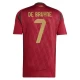 Kevin De Bruyne #7 Belgia Jalkapallo Pelipaidat EM 2024 Kotipaita Miesten