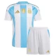 Lasten Argentiina Lionel Messi #10 Jalkapallo Pelipaidat 2024 Kotipaita (+ Lyhyet Housut)