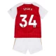 Lasten Arsenal FC Granit Xhaka #34 Jalkapallo Pelipaidat 2023-24 Kotipaita (+ Lyhyet Housut)