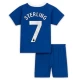 Lasten Chelsea FC Raheem Sterling #7 Jalkapallo Pelipaidat 2023-24 Kotipaita (+ Lyhyet Housut)