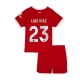 Lasten Liverpool FC Luis Diaz #23 Jalkapallo Pelipaidat 2023-24 Kotipaita (+ Lyhyet Housut)