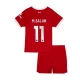 Lasten Liverpool FC Mohamed Salah #11 Jalkapallo Pelipaidat 2023-24 Kotipaita (+ Lyhyet Housut)