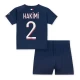 Lasten Paris Saint-Germain PSG Achraf Hakimi #2 Jalkapallo Pelipaidat 2023-24 Kotipaita (+ Lyhyet Housut)