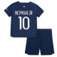 Lasten Paris Saint-Germain PSG Neymar Jr #10 Jalkapallo Pelipaidat 2023-24 Kotipaita (+ Lyhyet Housut)
