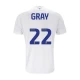 Leeds United Gray #22 Jalkapallo Pelipaidat 2023-24 Kotipaita Miesten