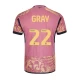 Leeds United Jalkapallo Pelipaidat Gray #22 2023-24 Kolmaspaita Miesten