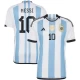 Lionel Messi #10 Argentiina Jalkapallo Pelipaidat MM 2023 Kotipaita Miesten
