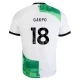 Liverpool FC Jalkapallo Pelipaidat 2023-24 Cody Gakpo #18 Vieraspaita Miesten