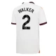 Manchester City Jalkapallo Pelipaidat 2023-24 Kyle Walker #2 Vieraspaita Miesten