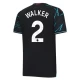 Manchester City Jalkapallo Pelipaidat Kyle Walker #2 2023-24 Kolmaspaita Miesten