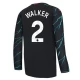 Manchester City Jalkapallo Pelipaidat Kyle Walker #2 2023-24 Kolmaspaita Miesten Pitkähihainen