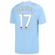 Manchester City Kevin De Bruyne #17 Jalkapallo Pelipaidat 2023-24 Kotipaita Miesten