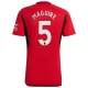 Manchester United Maguire #5 Jalkapallo Pelipaidat 2023-24 Kotipaita Miesten