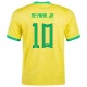 Neymar Jr #10 Brasilia Jalkapallo Pelipaidat MM 2022 Kotipaita Miesten