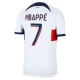 Paris Saint-Germain PSG Jalkapallo Pelipaidat 2023-24 Kylian Mbappé #7 Vieraspaita Miesten