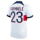 Paris Saint-Germain PSG Jalkapallo Pelipaidat 2023-24 Ousmane Dembélé #23 Vieraspaita Miesten
