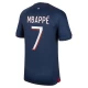 Paris Saint-Germain PSG Kylian Mbappé #7 Jalkapallo Pelipaidat 2023-24 Kotipaita Miesten