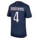 Paris Saint-Germain PSG Sergio Ramos #4 Jalkapallo Pelipaidat 2023-24 Kotipaita Miesten