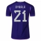 Paulo Dybala #21 Argentiina Jalkapallo Pelipaidat MM 2022 Vieraspaita Miesten