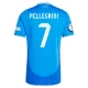 Pellegrini #7 Italia Jalkapallo Pelipaidat EM 2024 Kotipaita Miesten