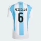 Pezzella #6 Argentiina Jalkapallo Pelipaidat Copa America 2024 Kotipaita Miesten