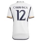 Real Madrid Camavinga #12 Jalkapallo Pelipaidat 2023-24 Kotipaita Miesten