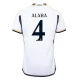 Real Madrid David Alaba #4 Jalkapallo Pelipaidat 2023-24 Kotipaita Miesten