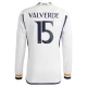 Real Madrid Federico Valverde #15 Jalkapallo Pelipaidat 2023-24 Kotipaita Miesten Pitkähihainen