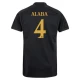 Real Madrid Jalkapallo Pelipaidat David Alaba #4 2023-24 Kolmaspaita Miesten