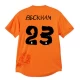Real Madrid Jalkapallo Pelipaidat David Beckham #23 2023-24 x Y3 Orange Fourthpaita Miesten