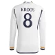 Real Madrid Toni Kroos #8 Jalkapallo Pelipaidat 2023-24 Kotipaita Miesten Pitkähihainen