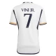Real Madrid Vinicius Junior #7 Jalkapallo Pelipaidat 2023-24 Kotipaita Miesten