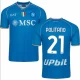 SSC Napoli Politano #21 Jalkapallo Pelipaidat 2023-24 Kotipaita Miesten