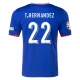 T. Hernandez #22 Ranska Jalkapallo Pelipaidat EM 2024 Kotipaita Miesten