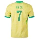 Vini Jr #7 Brasilia Jalkapallo Pelipaidat Copa America 2024 Kotipaita Miesten